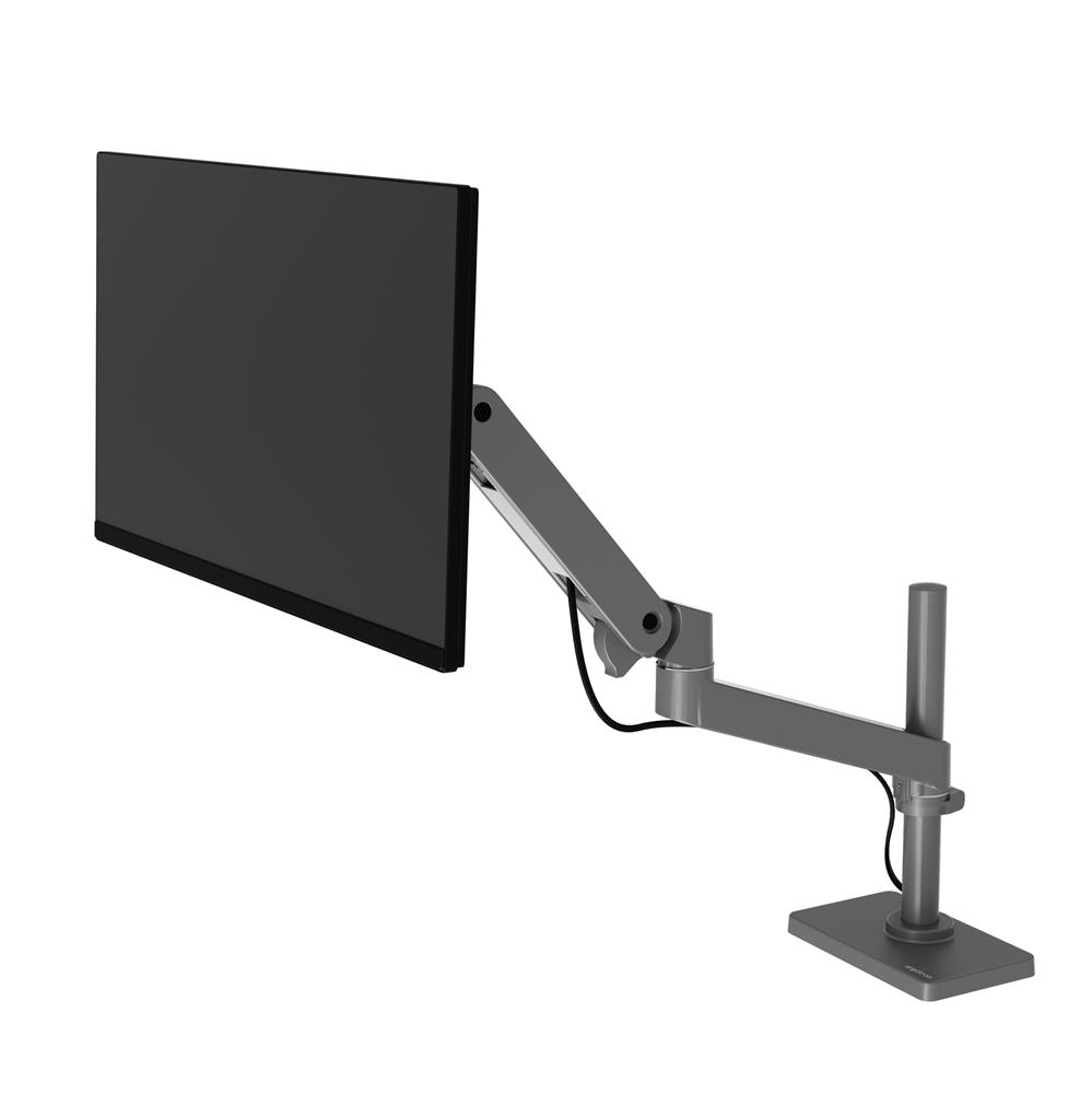 Ergotron LX Pro - Befestigungskit (Monitorarm) - für LCD-Display -  hoher Mast - Aluminium - Dunkelgrau - bis zu 34 Zoll, Ansicht 3