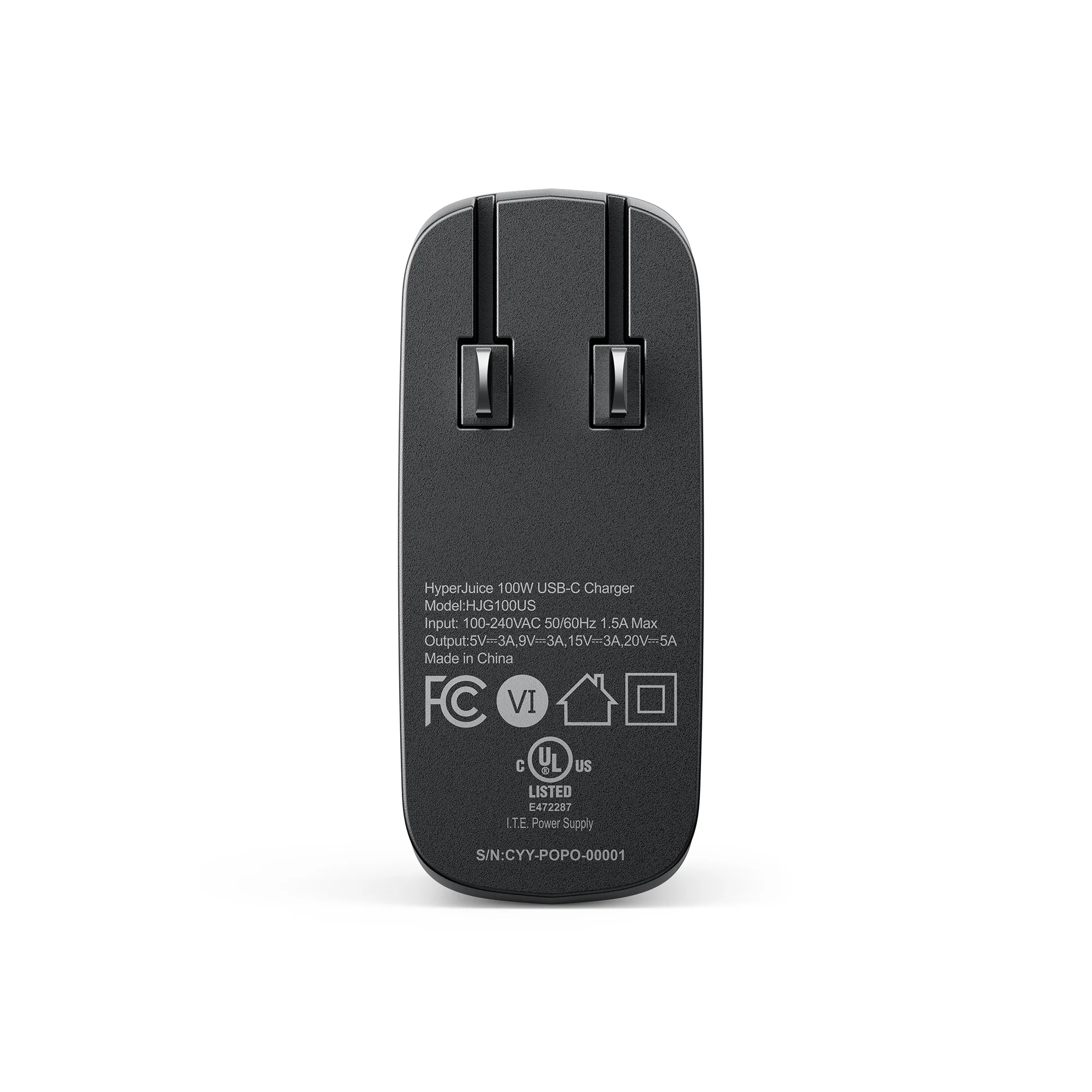Targus 100W GaN Charger - AC - 2 m - Schwarz, Ansicht 3