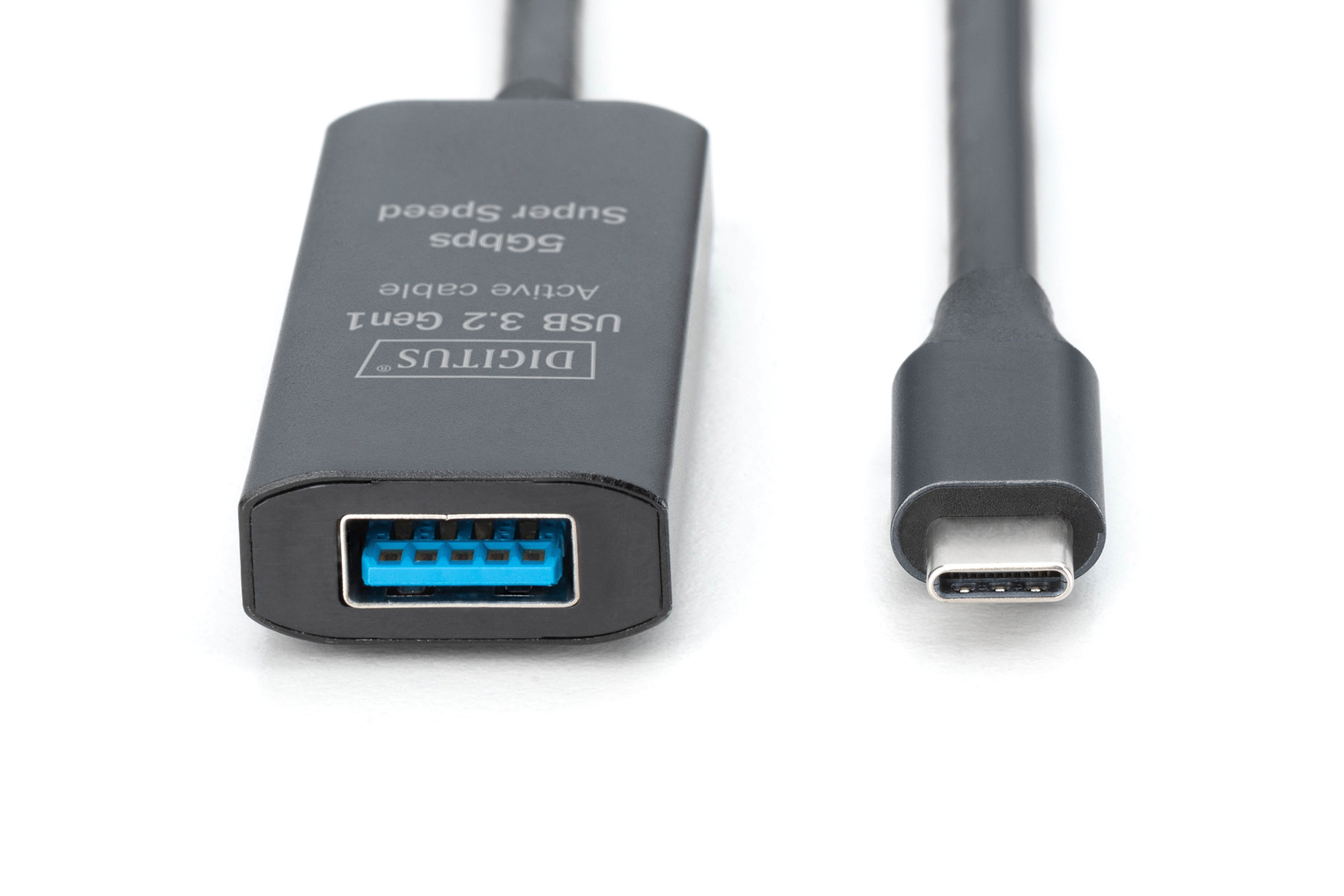 DIGITUS Aktives USB 3.2 Gen1 5G Verlängerungskabel, USB-C - USB-A, 10m, Ansicht 2