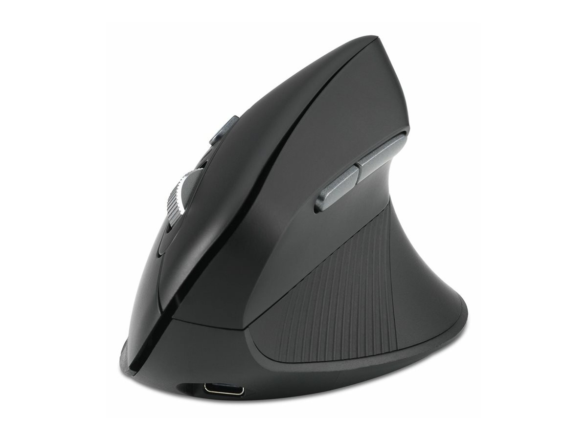 Kensington Pro Fit Ergo MY630 EQ - Maus - wiederaufladbar - ergonomisch - 5 Tasten - kabellos - 2.4 GHz Bluetooth - kabelloser Empfänger (USB)