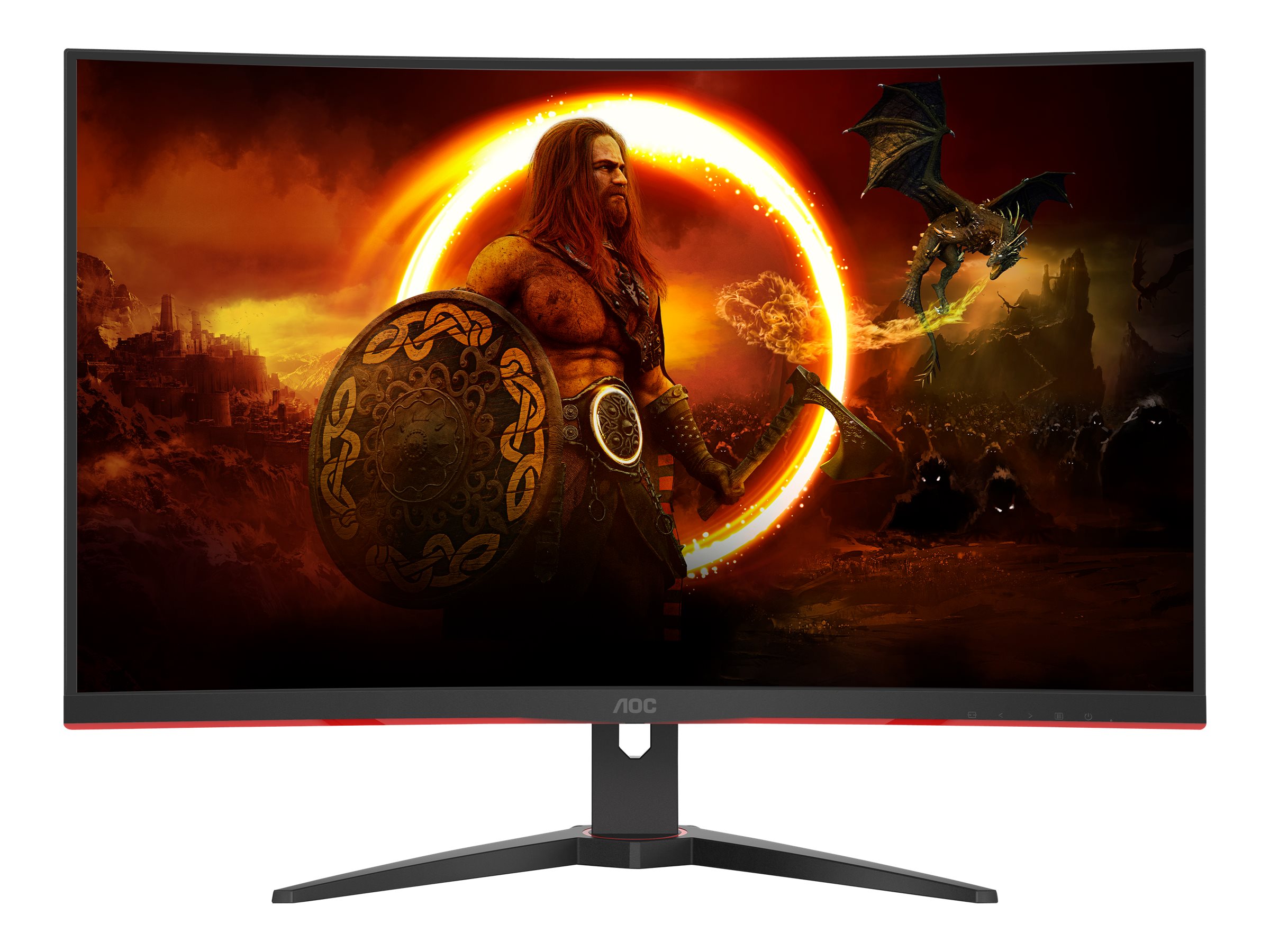 AOC Gaming C32G2ZE - LED-Monitor - gebogen - 81.3 cm (32")