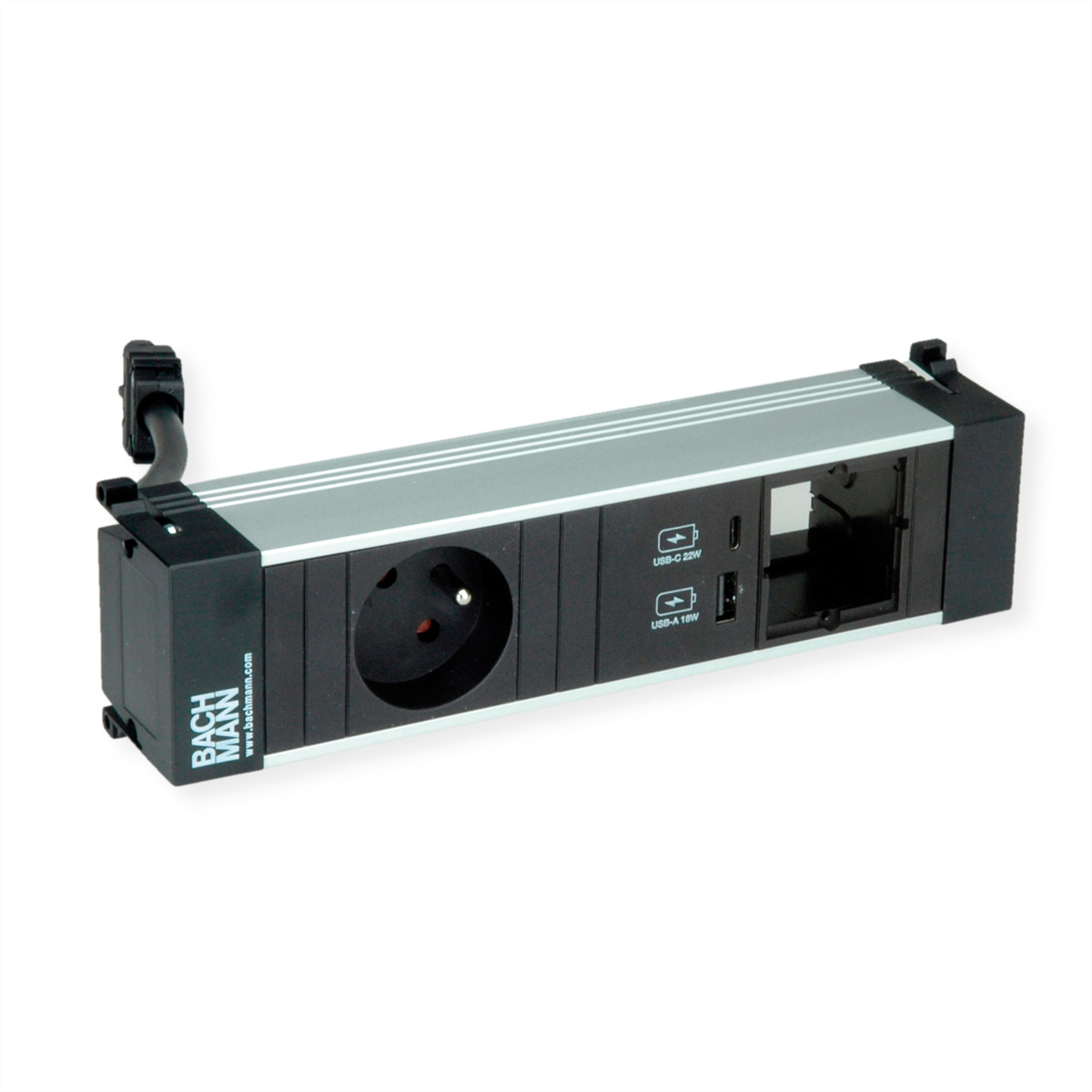 Bachmann POWER FRAME S 1xUTE 916.5271xUSB A&C 22W 1xCM 0.2m GST18, Ansicht 2