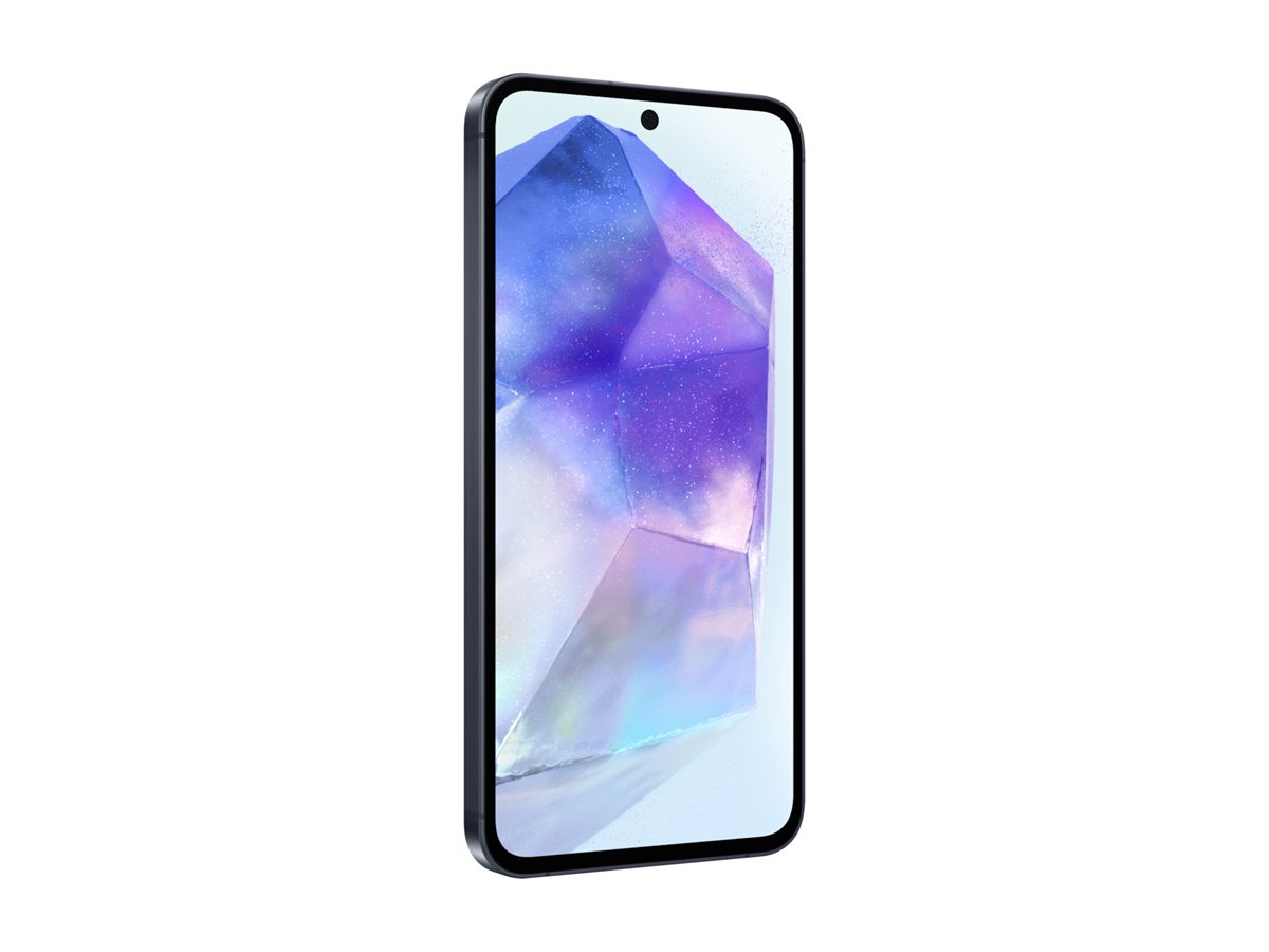 Samsung Galaxy A55 - Enterprise Edition - 5G Smartphone - Dual-SIM - RAM 8 GB / Interner Speicher 128 GB - Dunkelblau, Ansicht 3