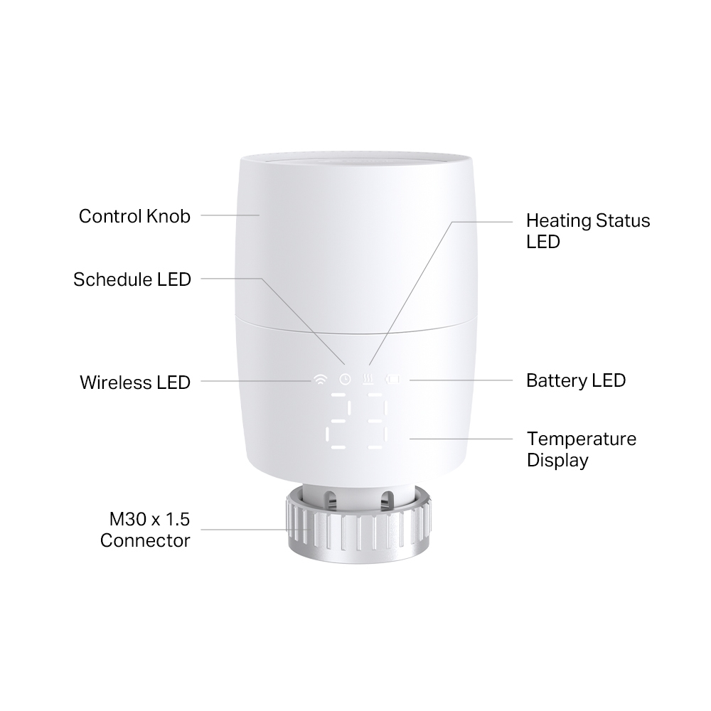 TP-LINK Kasa Smart KE100 V1 - Smart Thermostat - 868, Ansicht 2