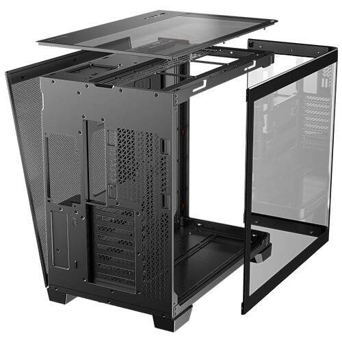 Antec Geh Full C8 Curve Wood E-ATX/ATX/M-ATX/ITX o.N. BK retail - Tower - ATX, Ansicht 4