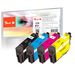 Peach 320117 - Tinte auf Pigmentbasis - Schwarz - Cyan - Magenta - Gelb - Epson - Multi pack - Epson Expression Home XP-235 - XP-245 - XP-247 - XP-332 - XP-335 - XP-342 - XP-345 - XP-432 - XP-435... - 62 ml