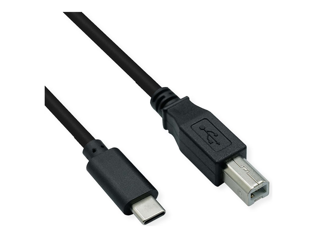 ROLINE USB-Kabel - USB-C (M) zu USB Type B (M)