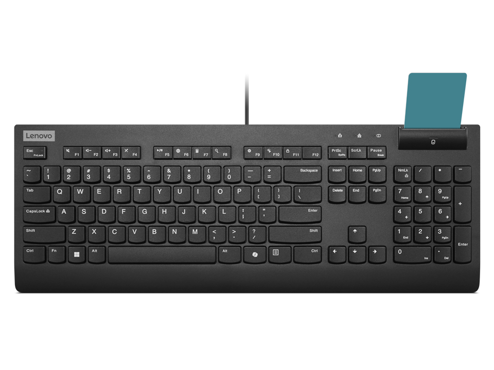Lenovo Smartcard Wired Keyboard II - Tastatur - TL: Deutsch, QWERTZ, Ansicht 2