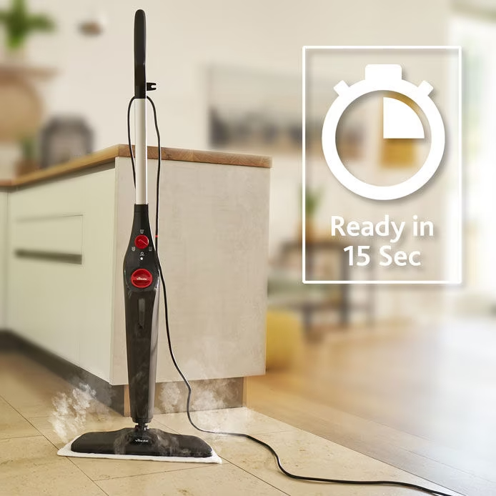 Vileda Steam XXL Plus - Tragbarer Dampfreiniger - 0,4 l - Schwarz - Drehregler - 0,4 l - 1550 W, Ansicht 4