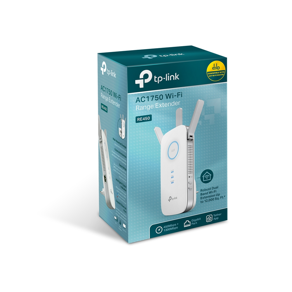 TP-LINK RE450 - Wi-Fi-Range-Extender - GigE - Wi-Fi, Ansicht 2