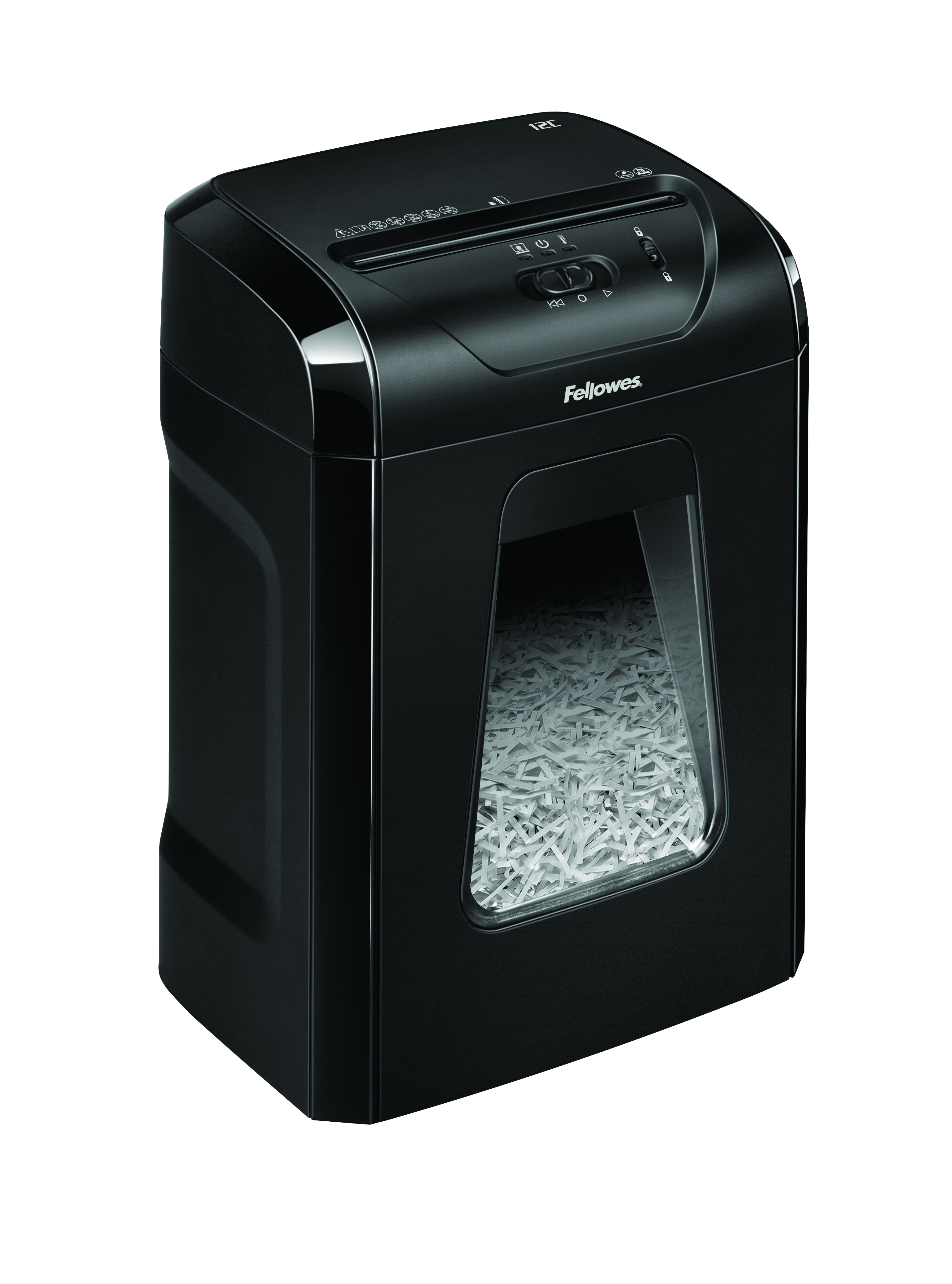 Fellowes Powershred 12C - Vorzerkleinerer - Kreuzschnitt, Ansicht 3