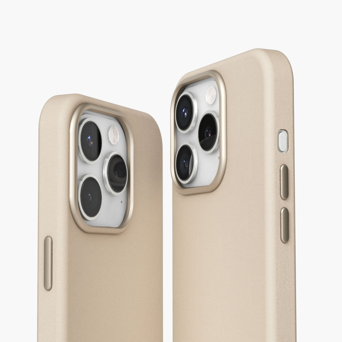 Vonmählen Kunstleder-Case für iPhone 16 Pro Max beige, Ansicht 4
