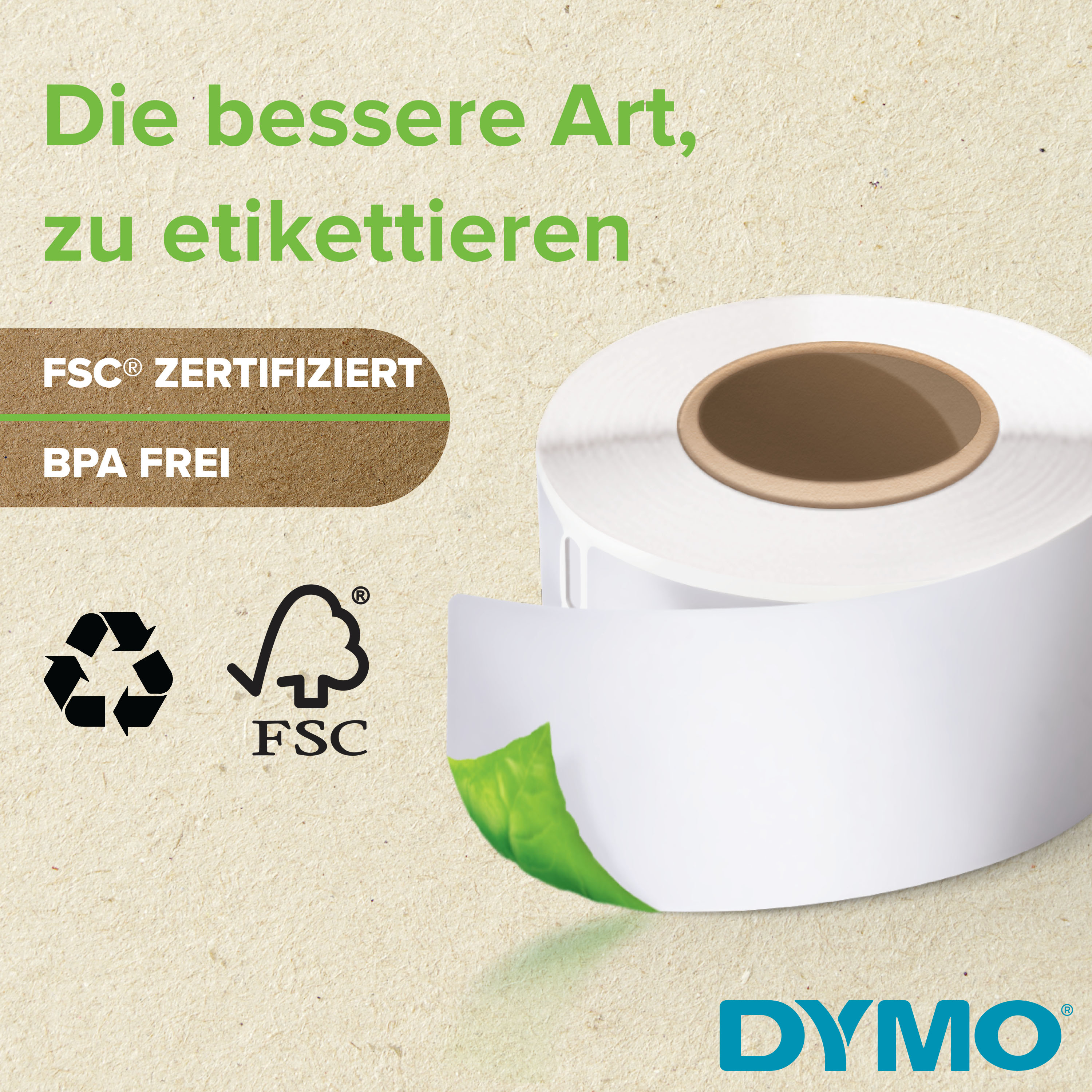 Dymo LabelWriter 550 - Etikettendrucker - Thermodirekt - Rolle (6,2 cm), Ansicht 2