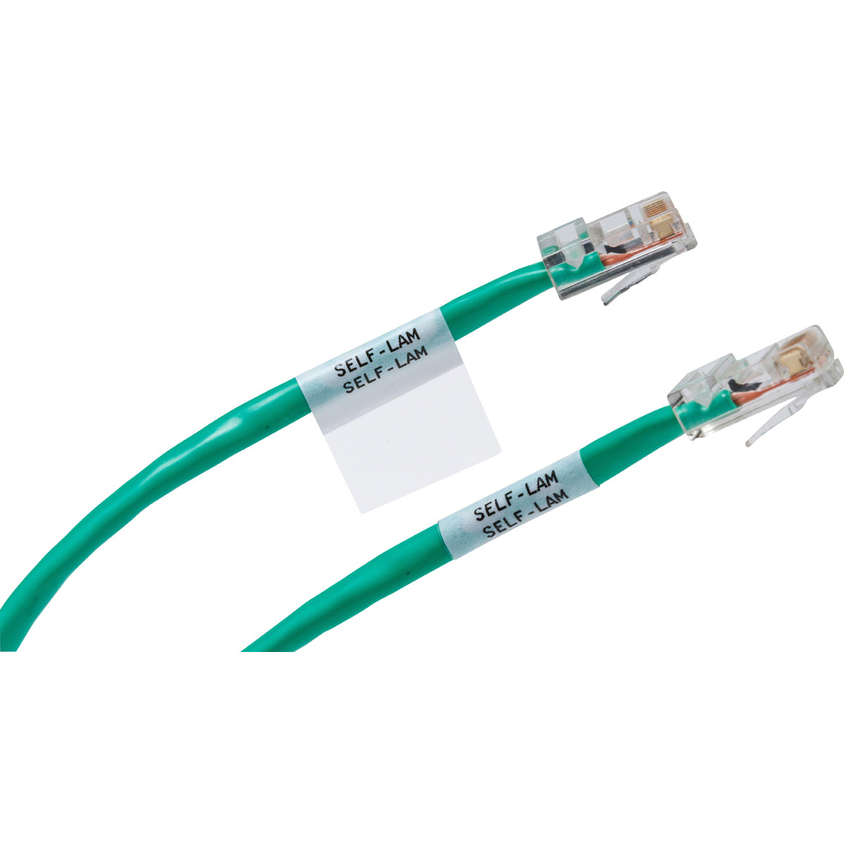 Brady Corporation Brady M211 und M210 - selbstlaminierende Vinyletiketten für die Leitungs- und Kabelkennzeichnung -Weiß, Ansicht 4