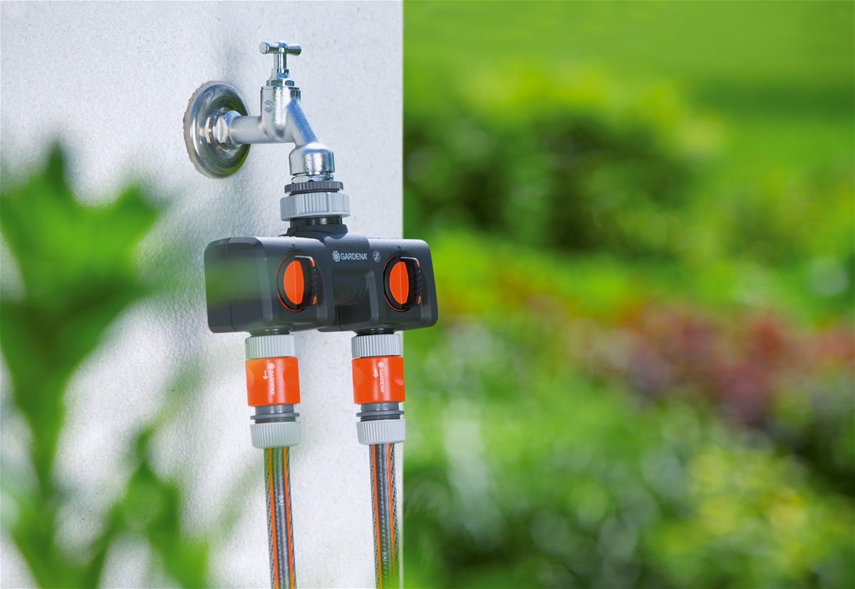 Gardena Twin-Tap - Schlauchkupplung, Ansicht 3