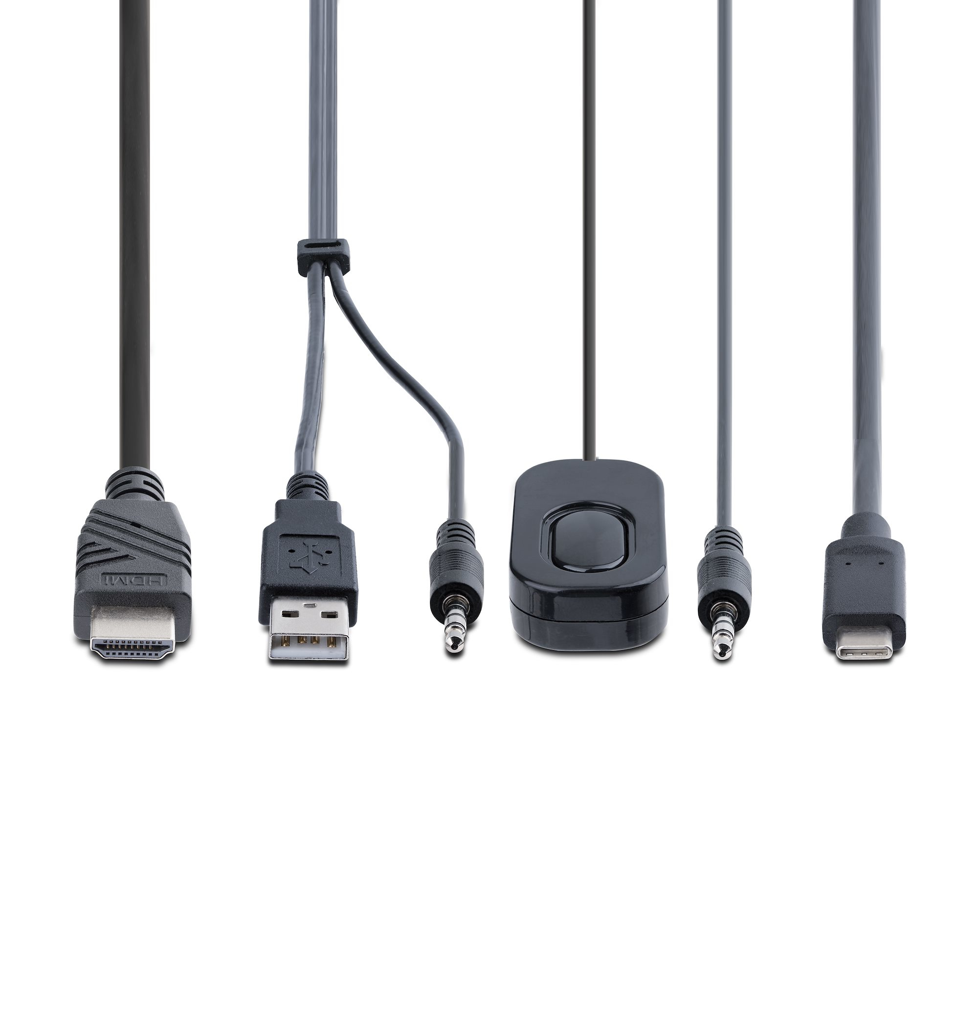 StarTech.com 2-Port Hybrid USB-C HDMI Cable KVM Switch, 4K 60Hz, Ansicht 2