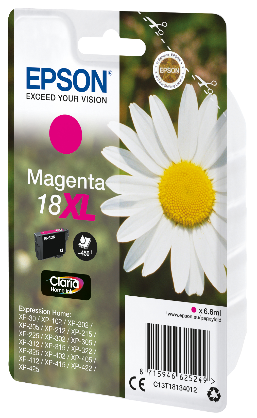 Epson 18XL - 6.6 ml - XL - Magenta - Original, Ansicht 4