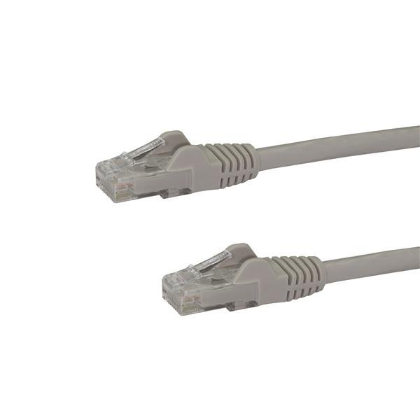 StarTech.com 5m Cat6 Gigabit UTP Patchkabel Snagless - Cat.6 RJ45 Netzwerkkabel - Grau, 5 m, Cat6, U/UTP (UTP), RJ-45, RJ-45, Grau