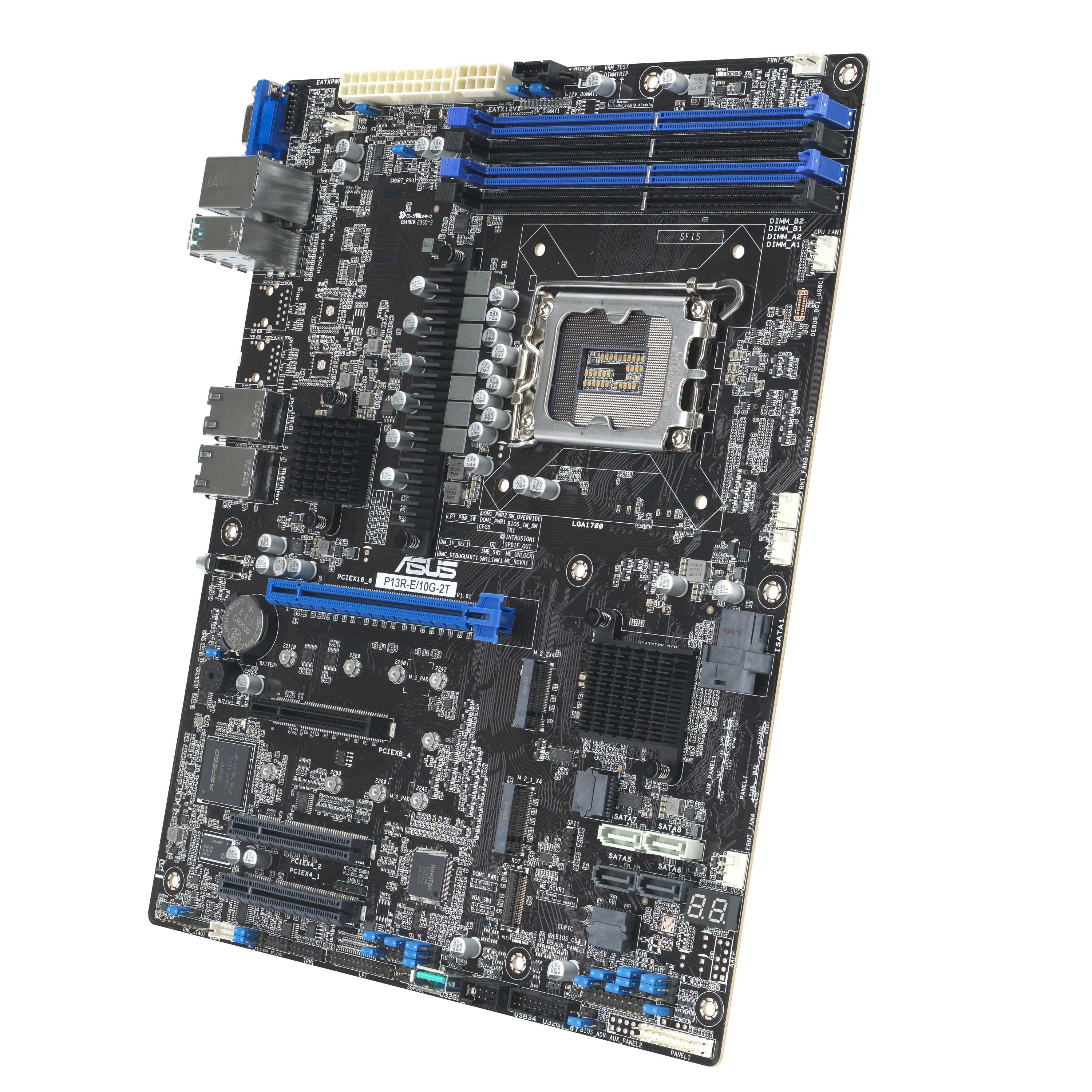 ASUS P13R-E/10G-2T - Motherboard - ATX - LGA1700-Sockel, Ansicht 2