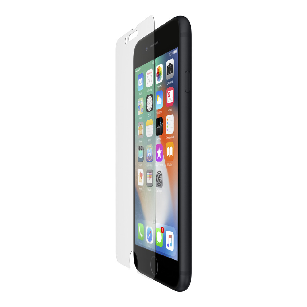 Belkin InvisiGlass Ultra - Bildschirmschutz für Handy - Glas - für Apple iPhone 6, 6s, 7, 8, SE (2. Generation), Ansicht 2