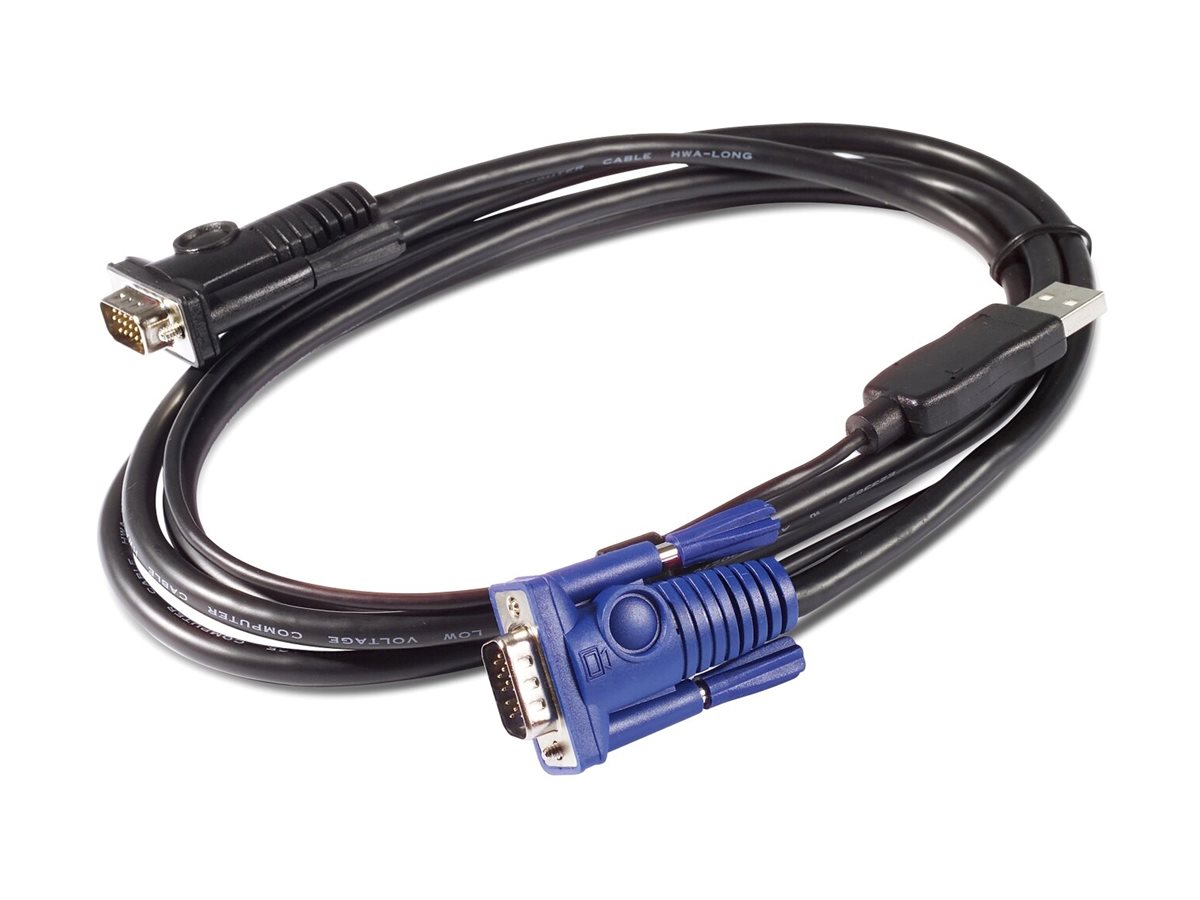 APC Video- / USB-Kabel - USB, HD-15 (VGA) (M)