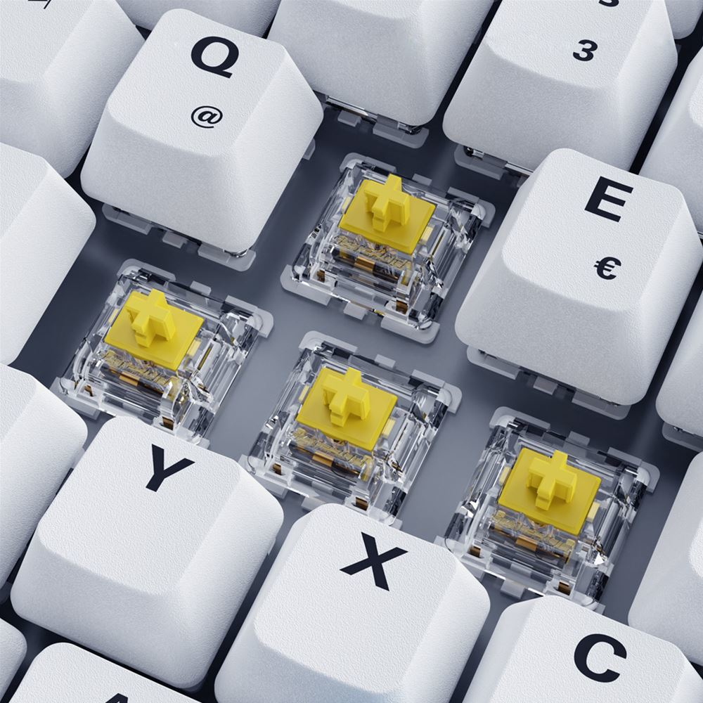 Sharkoon SGK50 S3 Dye-sub GPRO Yellow - TL: Deutsch, QWERTZ, Ansicht 4