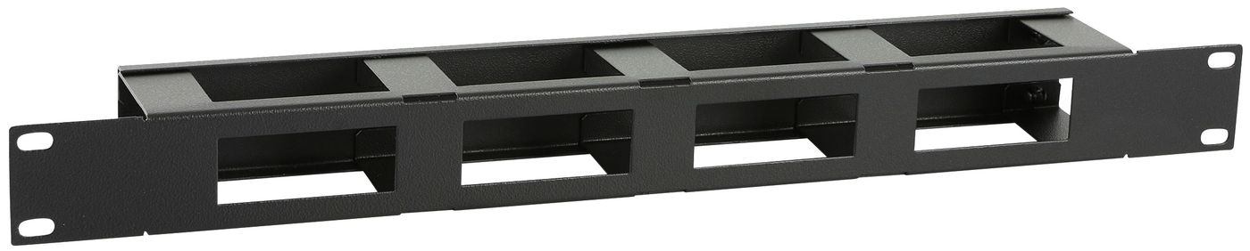 Lanview RAO410BL - Schwarz - 1U - 19 - Oval - 482 mm - 75 mm, Ansicht 2