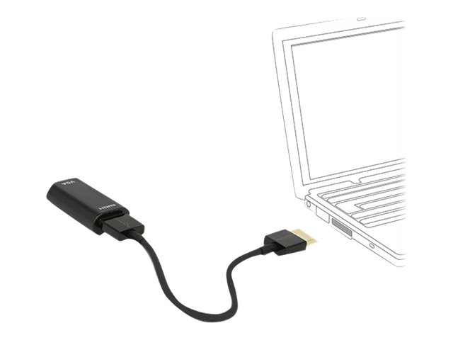 Delock Adapter HDMI-A male > VGA female - Videokonverter