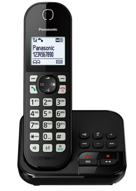 Panasonic KX-TGC462GB - Schnurlostelefon - Anrufbeantworter mit Rufnummernanzeige, Ansicht 2