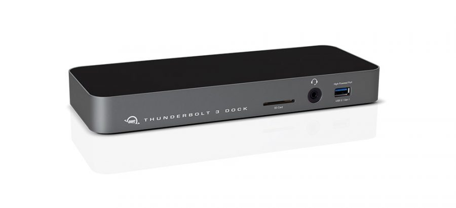 OWC OWCTB3DK14PSGG - Kabelgebunden - Thunderbolt 3 - 3,5 mm - 10,100,1000 Mbit/s - Grau - MicroSD (TransFlash) - SD, Ansicht 2