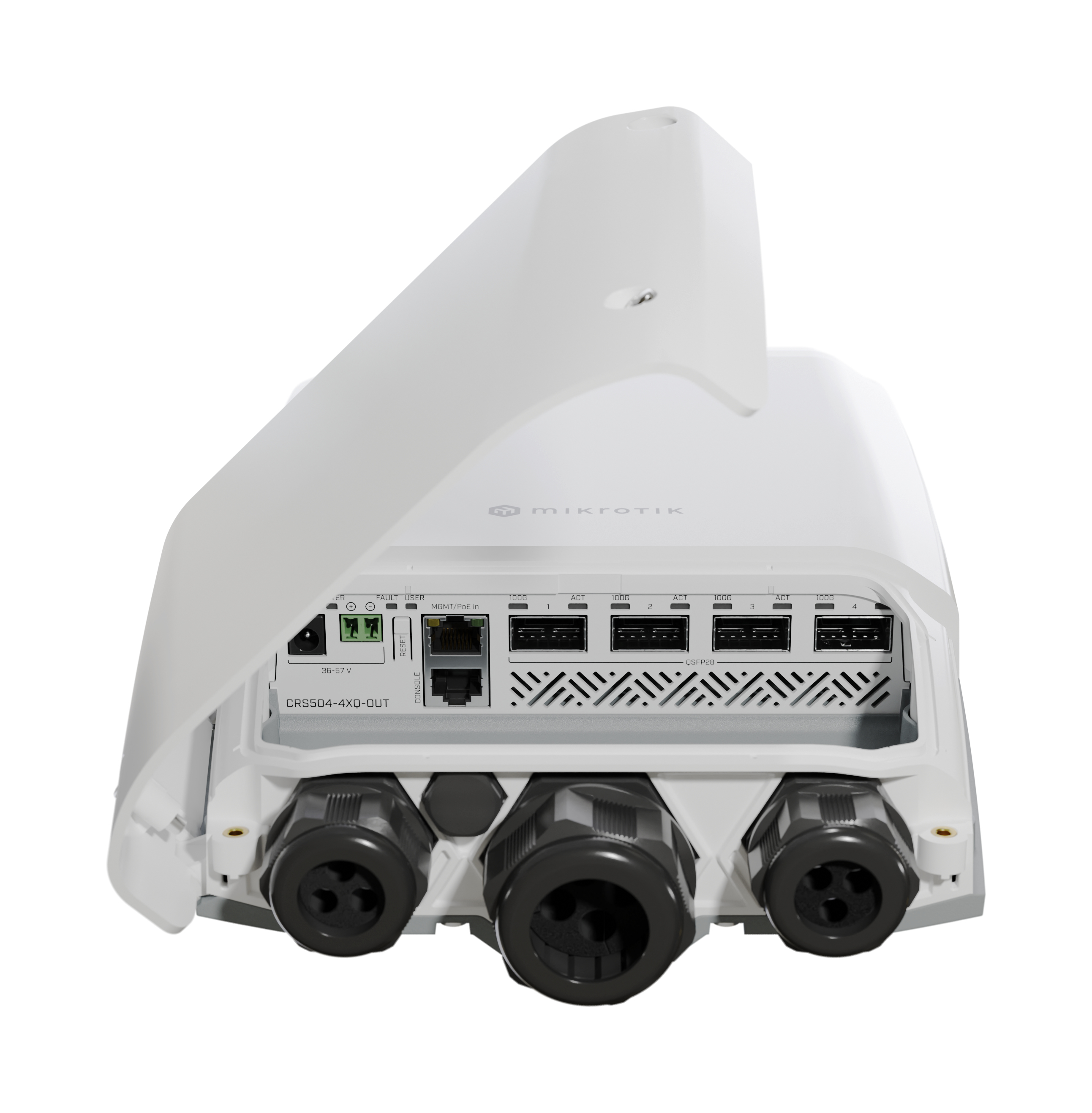 MikroTik CRS504-4XQ-OUT - Switch - 4 x 100 Gigabit QSFP28, Ansicht 4