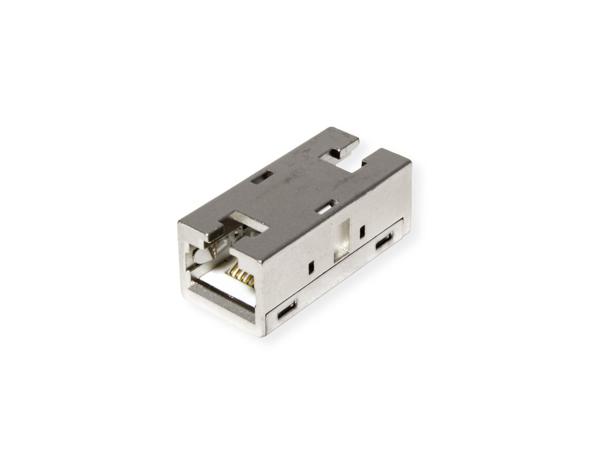 ROLINE RJ45-Kupplung geschirmt Kat.6A/Kl.EA Metallgehäuse, Ansicht 3