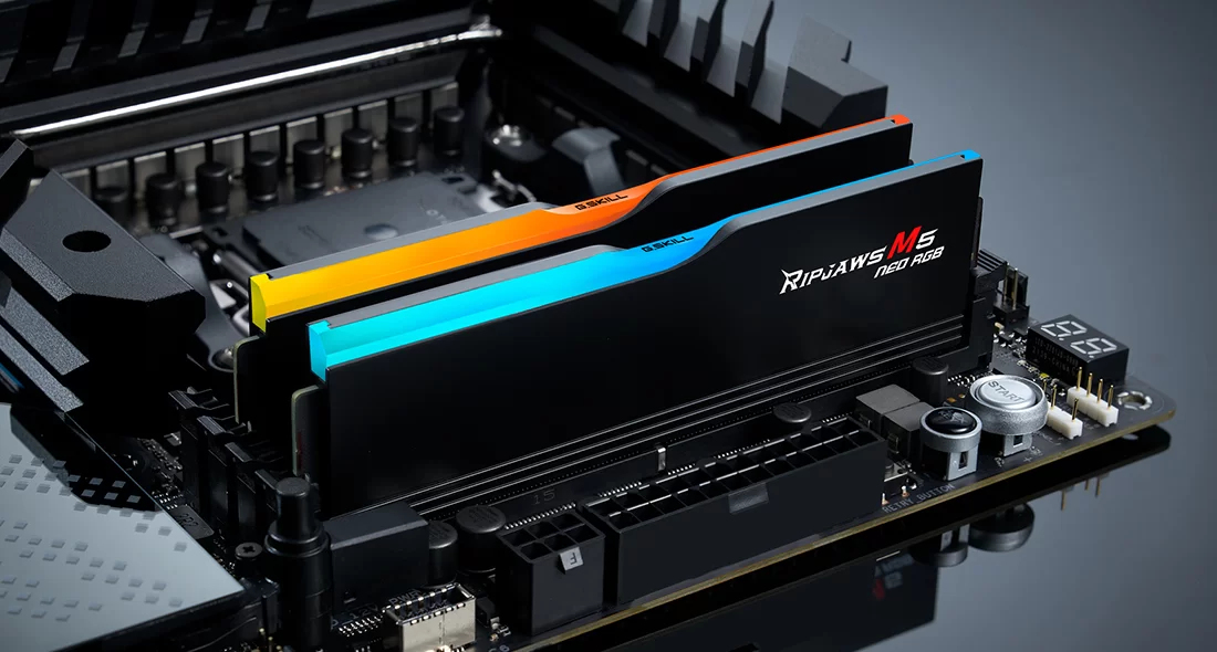 G.Skill DIMM 32 GB DDR5-6000 2x 16 Dual-Kit schwarz F5-6000J2836G16GX2-RM5NRK, Ansicht 2