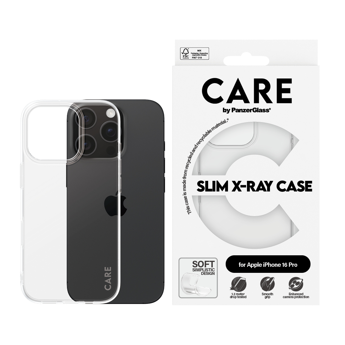 PanzerGlass CARE by PanzerGlass X-Ray - Hintere Abdeckung für Mobiltelefon - Apple iPhone, Ansicht 3