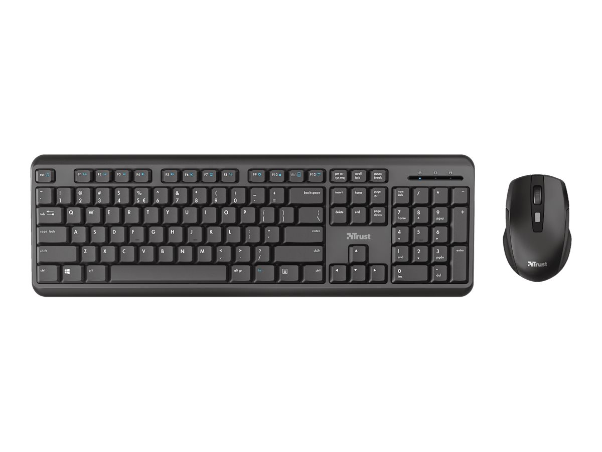 Trust TKM-350 - Tastatur-und-Maus-Set - kabellos - TL: Deutsch, QWERTZ, Ansicht 4