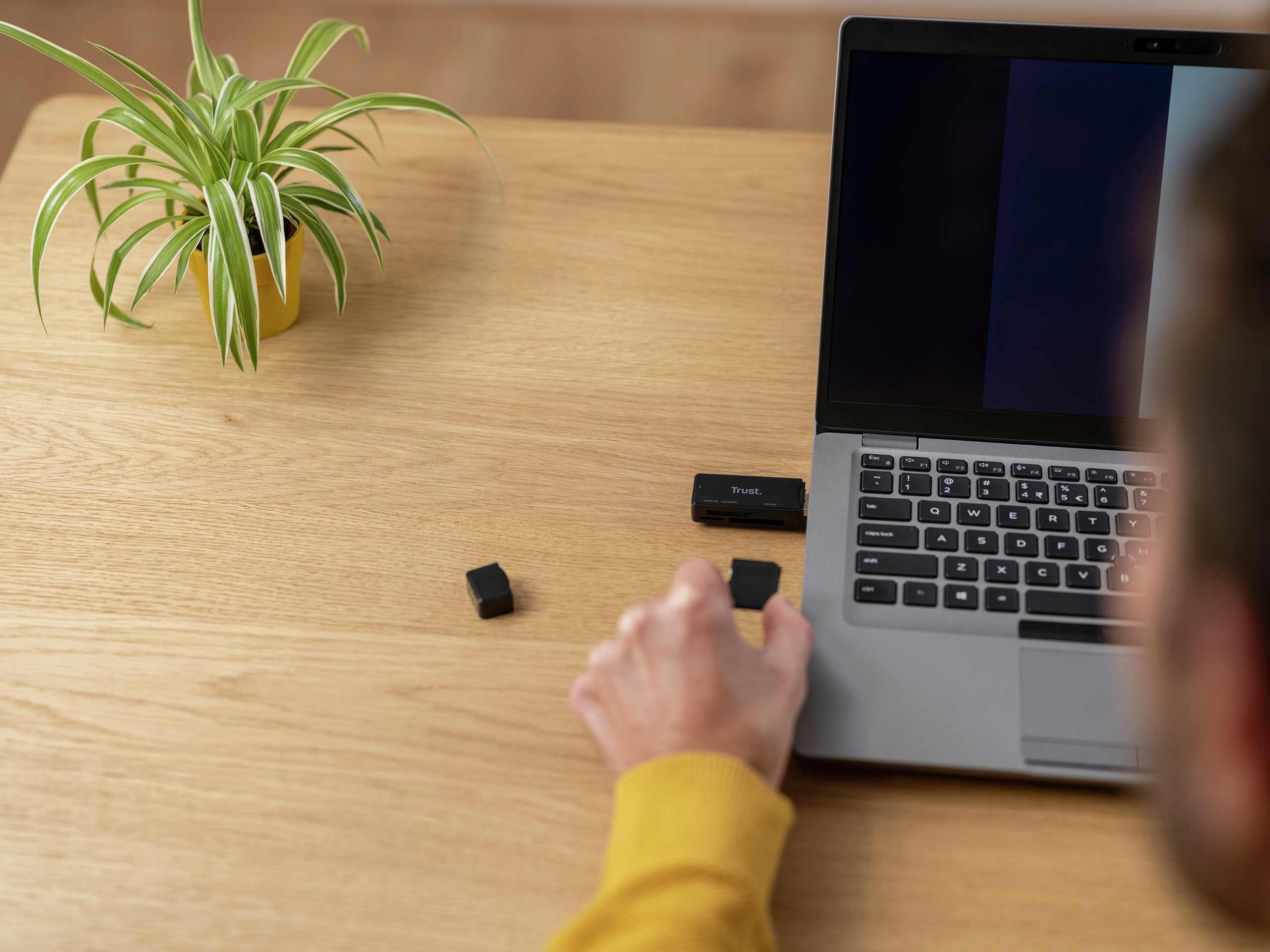 Trust NANGA - Kartenleser (MS, SD, microSD, MS Micro), Ansicht 2