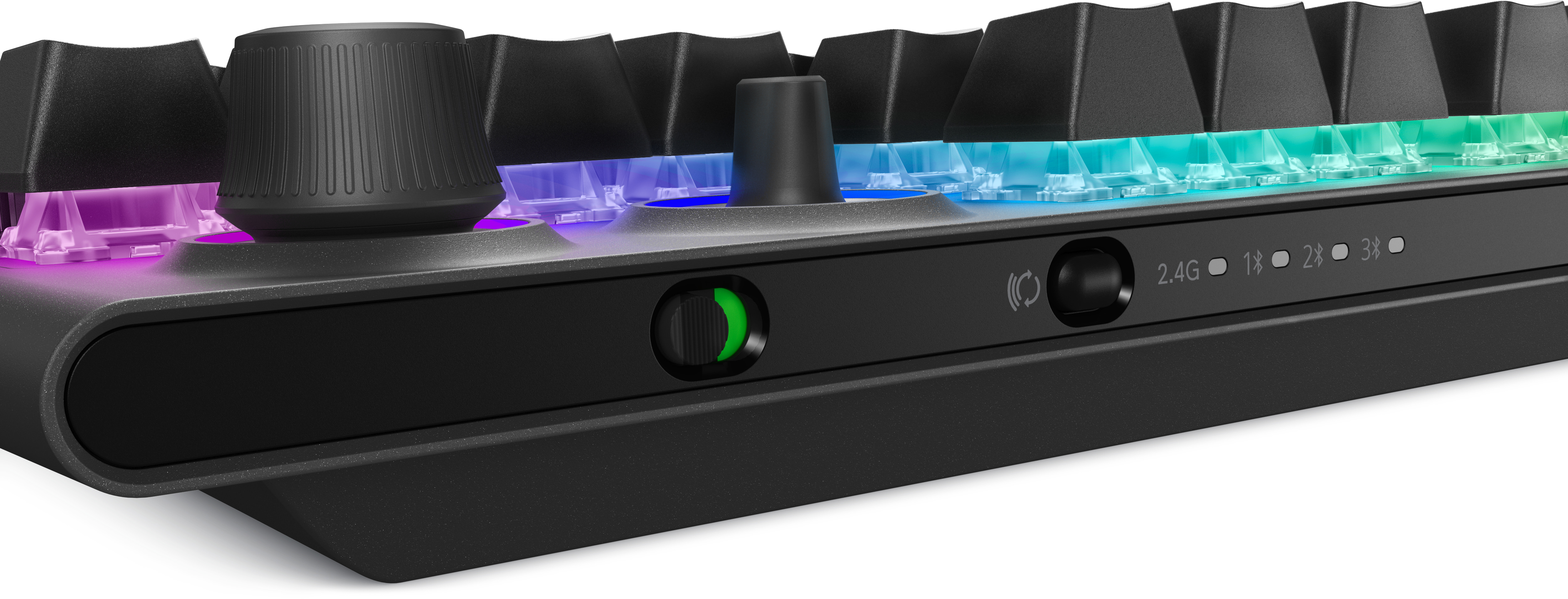 Alienware Tri-Mode AW920K - Tastatur - AlienFX Per-Key RGB / 16,8 Millionen Farben - TL: US, QWERTY, Ansicht 4