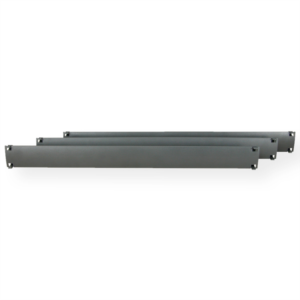 APRA apraNET Cover Panel - Rack-Blindabdeckungsplatte - RAL 7016, Anthracite Gray - 1U - 48.3 cm (19), Ansicht 2