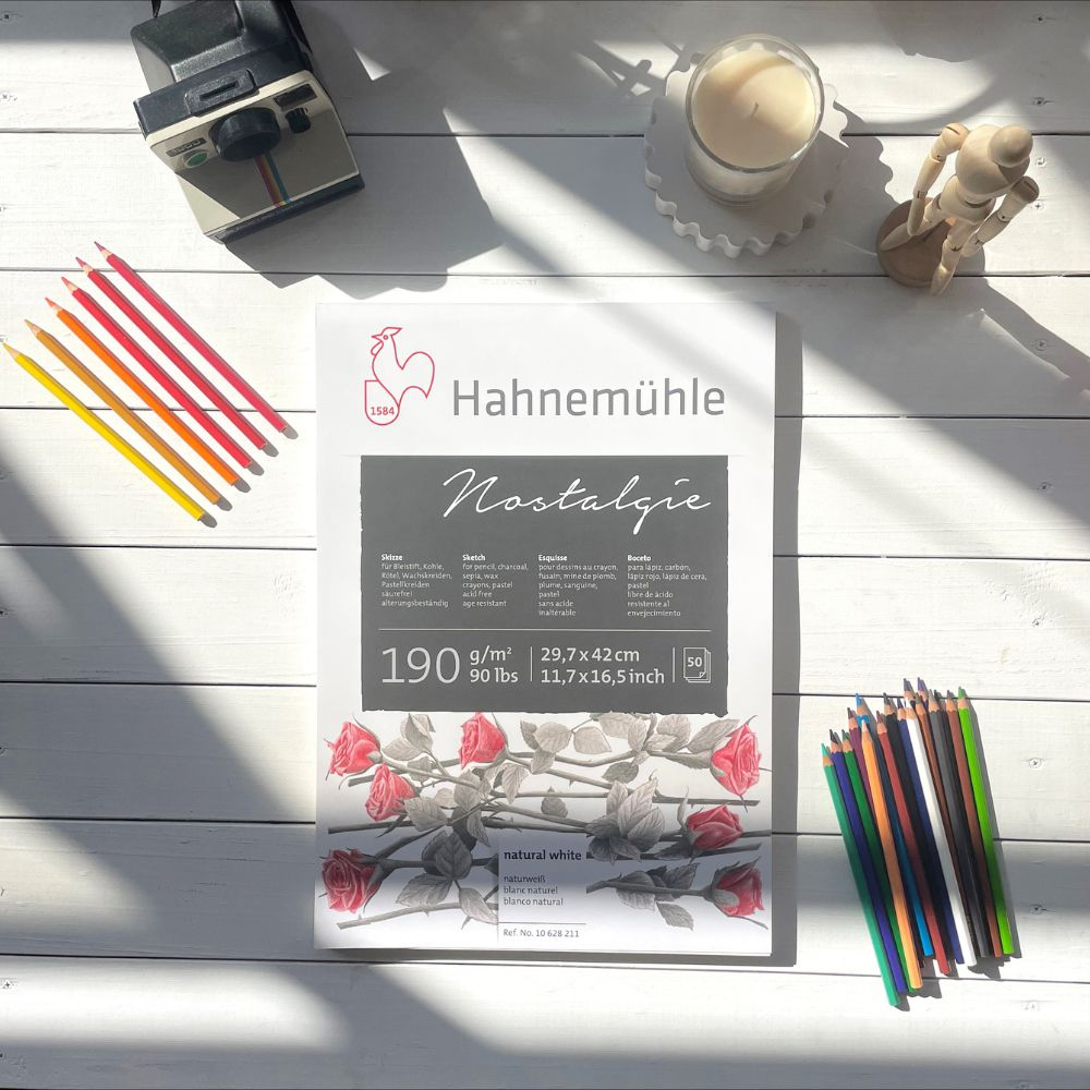 Hahnemühle Skizzenbuch Nostalgie A 5 50 Blatt 190 g, Ansicht 2