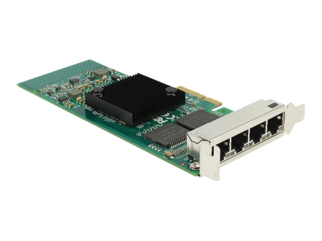 Delock PCI Express Card > 4 x Gigabit LAN - Netzwerkadapter (89946)
