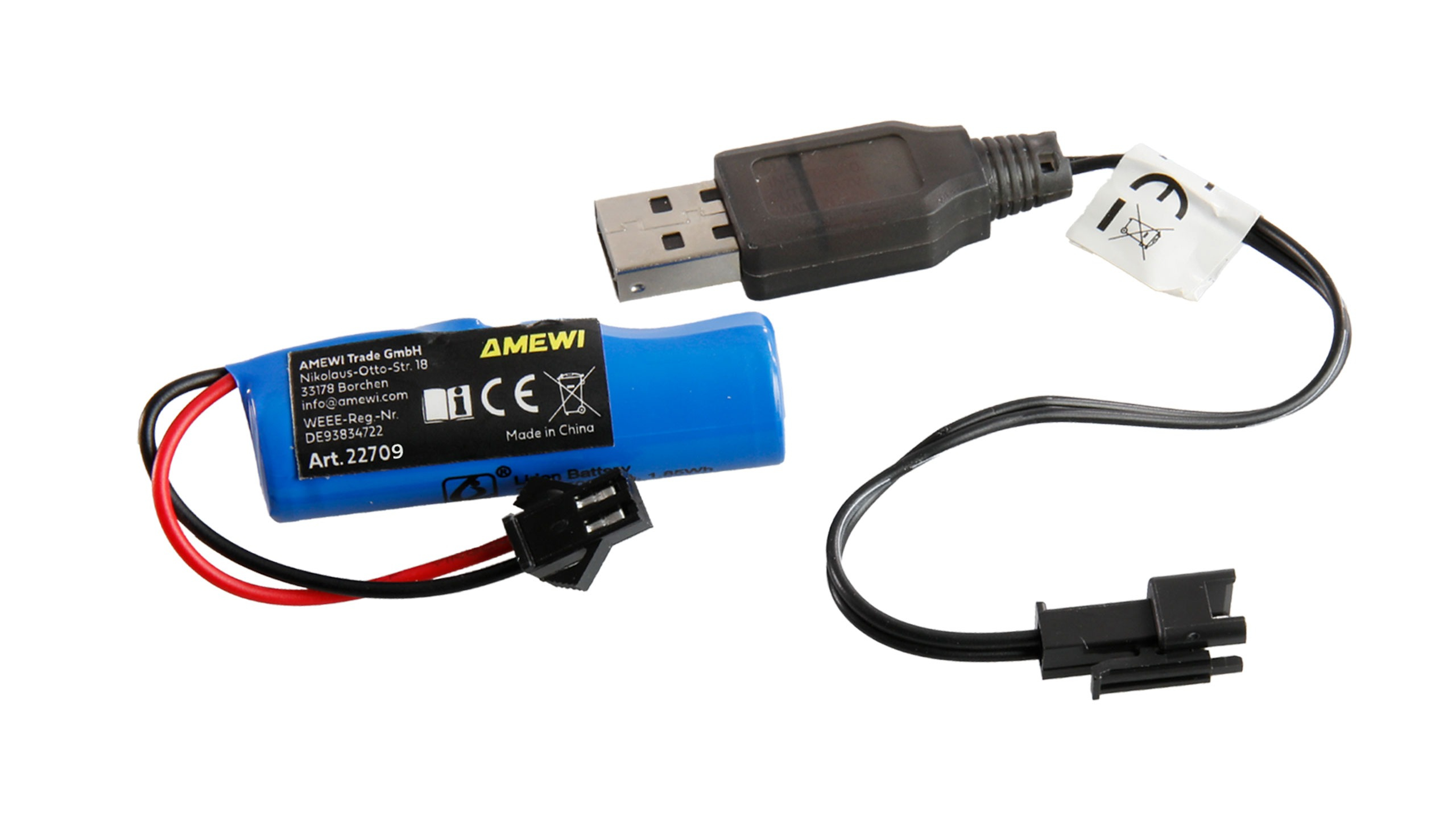 Amewi RC Baustelle Kipper Li-Ion Akku 500mAh, Ansicht 3
