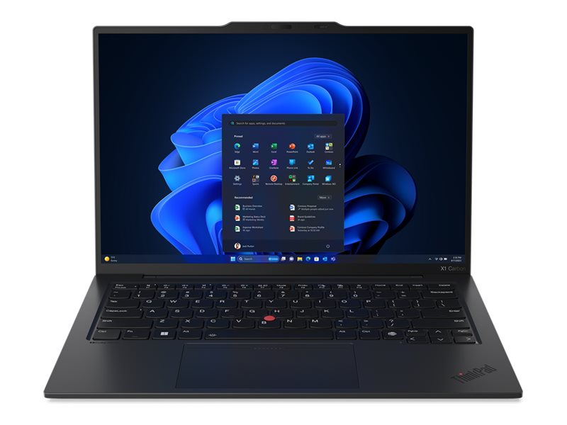 Lenovo ThinkPad X1 Carbon Gen 12 21KD - 180°-Scharnierdesign - Intel Core Ultra 7 155U  1.7 GHz - kein Betriebssystem - Intel Graphics - 32 GB RAM - 1 TB SSD TCG Opal Encryption Performance - 35.6 cm (14)