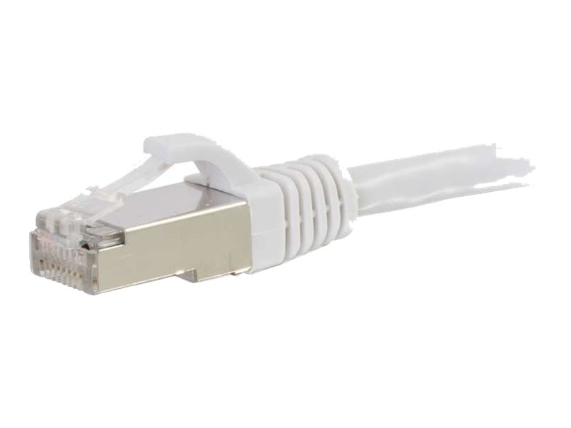 C2G Cat6a Booted Shielded (STP) Network Patch Cable - Patch-Kabel - RJ-45 (M) - Weiß, Ansicht 4