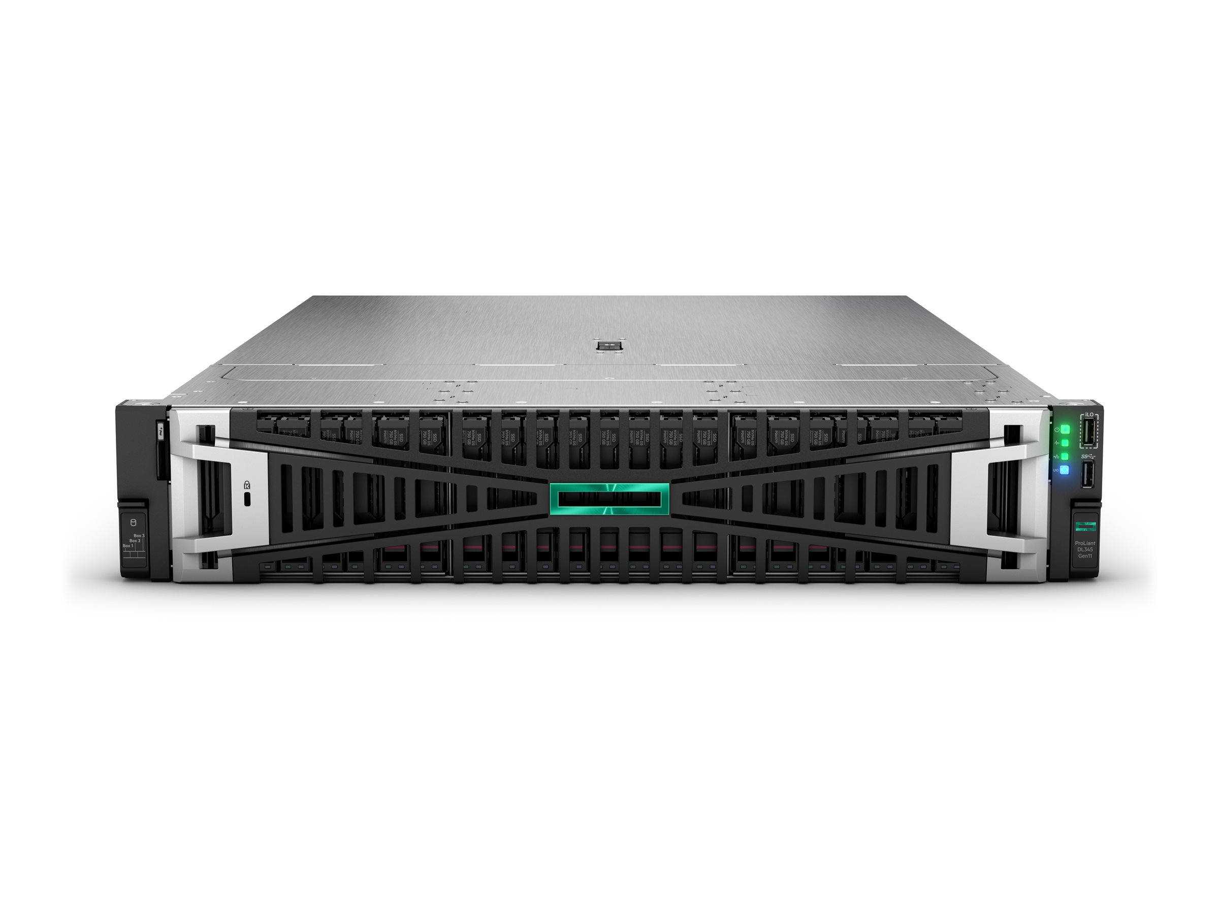 HPE ProLiant DL345 Gen11 - Server - Rack-Montage - 2U - 1-Weg - 1 x EPYC 9124  3 GHz - RAM 32 GB - SATASAS - Hot-Swap 8.9 cm (3.5)
