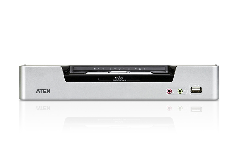 ATEN USB DVI Dual View KVMP Switch CS1642A - KVM-/Audio-/USB-Switch, Ansicht 3
