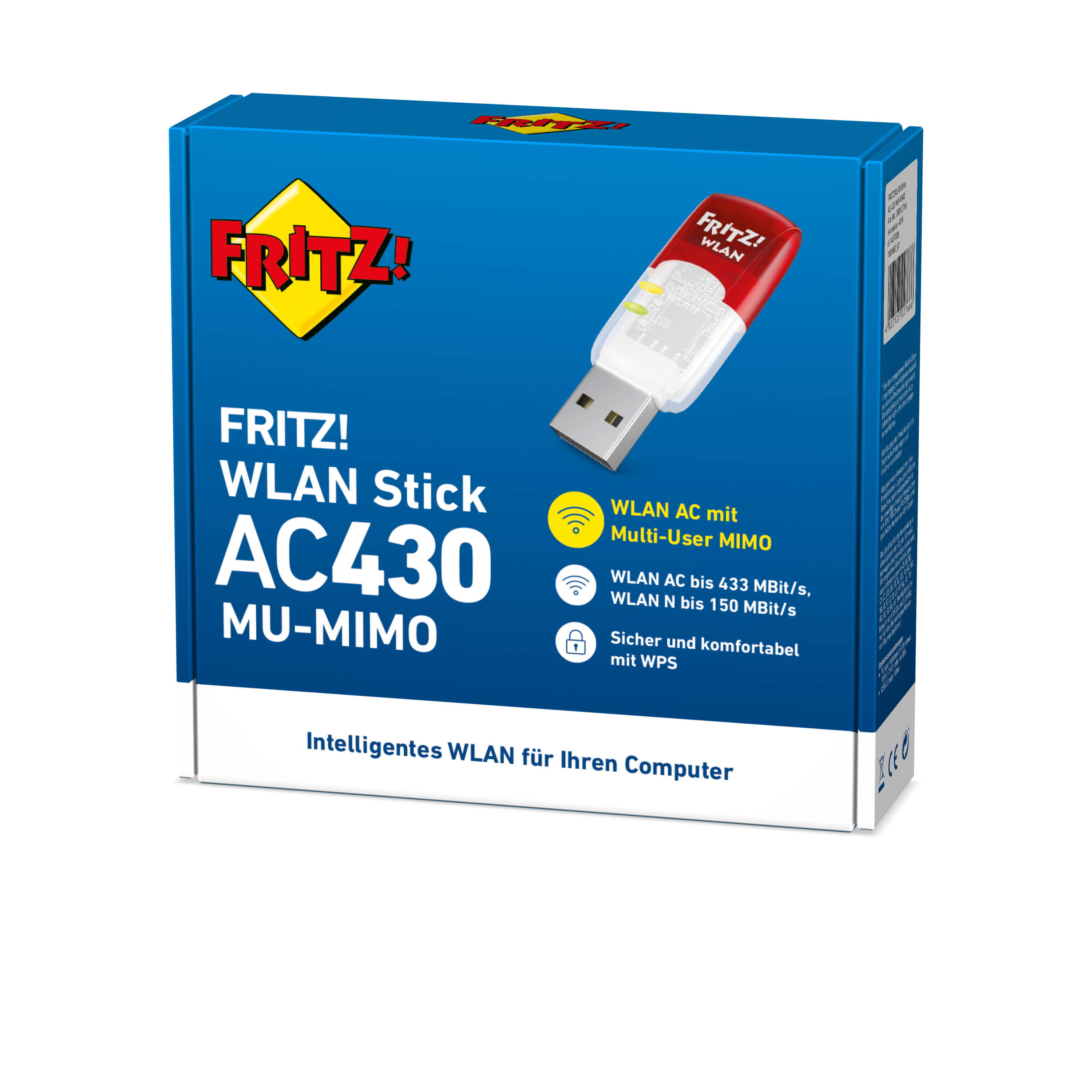 AVM FRITZ!WLAN Stick AC 430 MU-MIMO - Netzwerkadapter, Ansicht 2