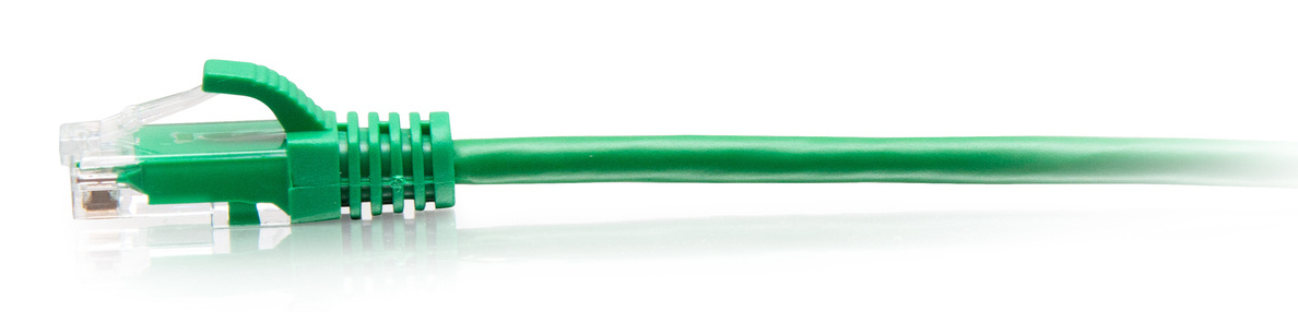 C2G 1ft (0.3m) Cat6a Snagless Unshielded (UTP) - Grün, Ansicht 4