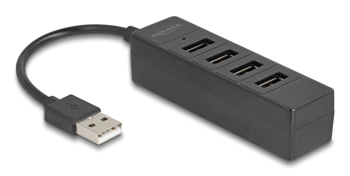 Delock Hub - Type A - 4 x USB 2.0 - Desktop, Ansicht 2