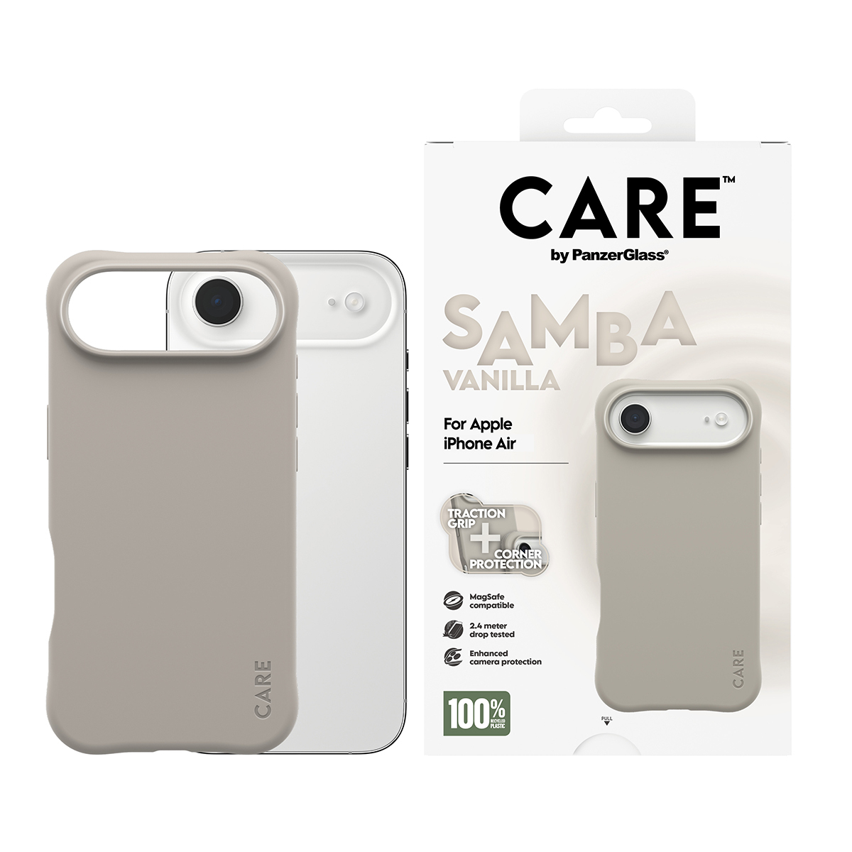 PanzerGlass CARE by Fashionable Case Samba Vanilla w. MagSafe iPhone, Ansicht 2
