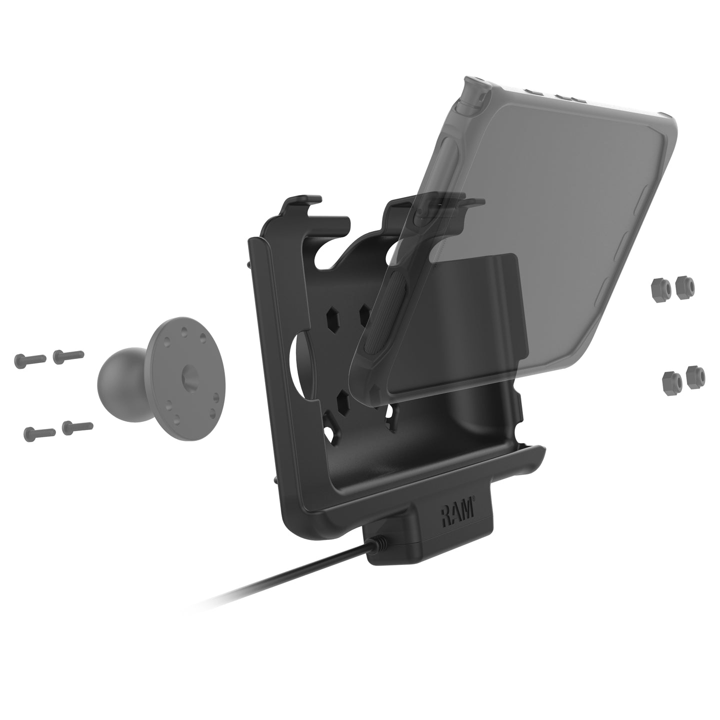 Ram Mounts EZ-Roll'r Halteschale Samsung Tab Active 5+ 3, Ansicht 3